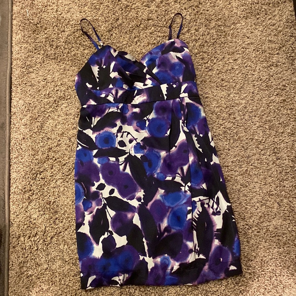 Multi colored cocktail dress